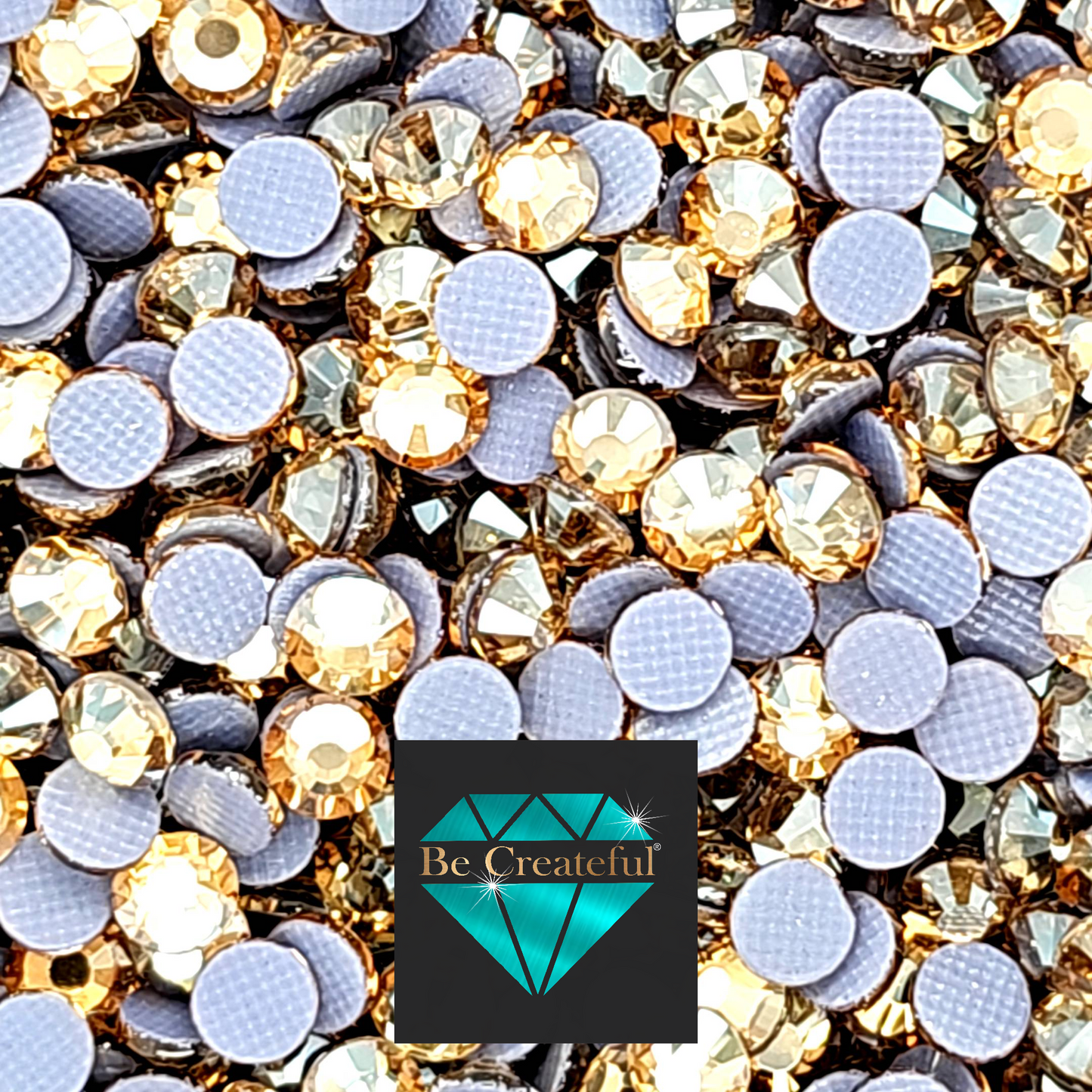 Champagne BULK LUXE® HOTFIX Rhinestones