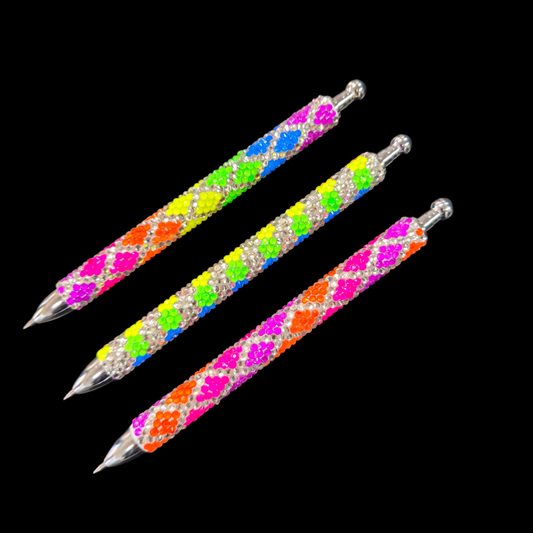 Rhinestone Crafters Gel Pen with removable shaft