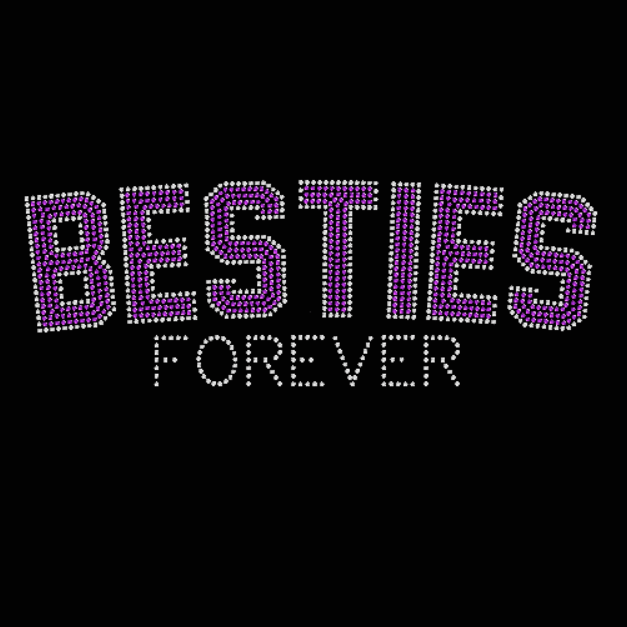 Besties Forever Rhinestone Transfer