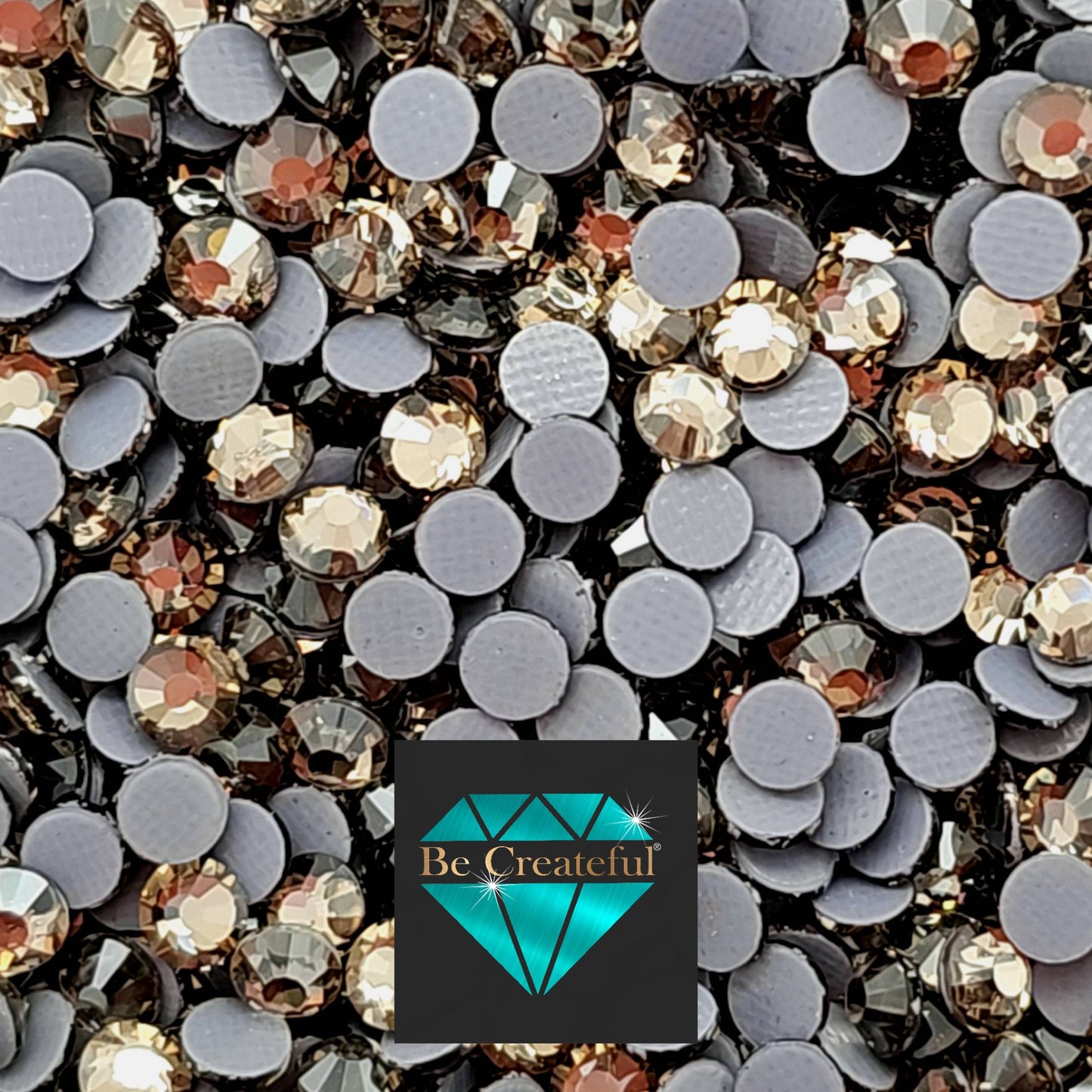 Flatback Black Diamond Glass Rhinestones are high-quality, high-facet glass rhinestones with intense sparkle and refraction.