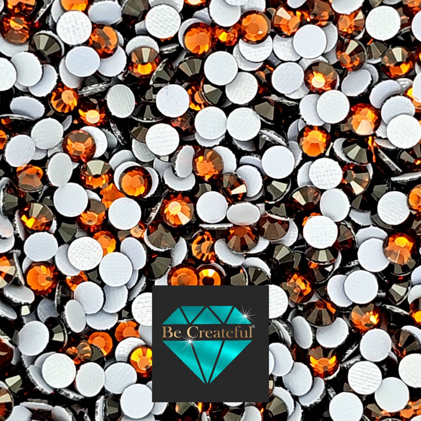 BULK LUXE® Coffee Dark Topaz Hotfix Rhinestones