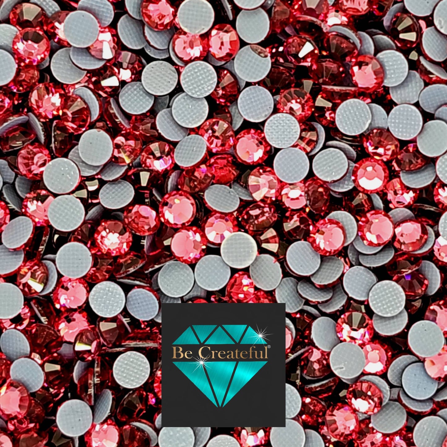 LUXE® Rose Pink HOTFIX Rhinestones are high-quality glass rhinestone with intense sparkle and refraction.