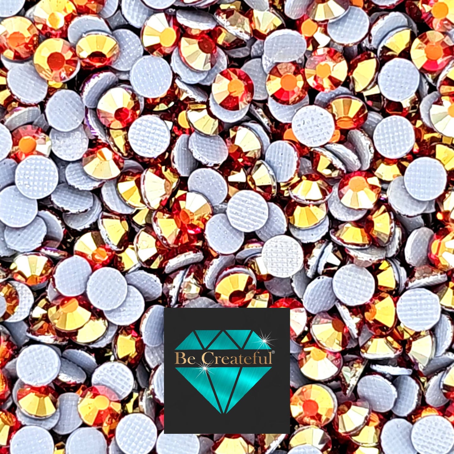 BULK LUXE® Siam AB HOTFIX Rhinestones