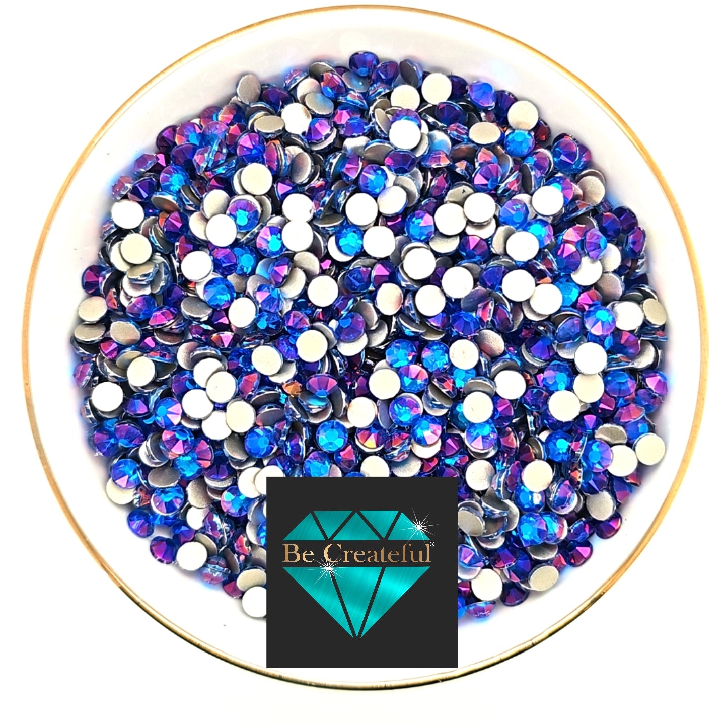 LUXE® Mirage Capri Blue Flatback Rhinestones