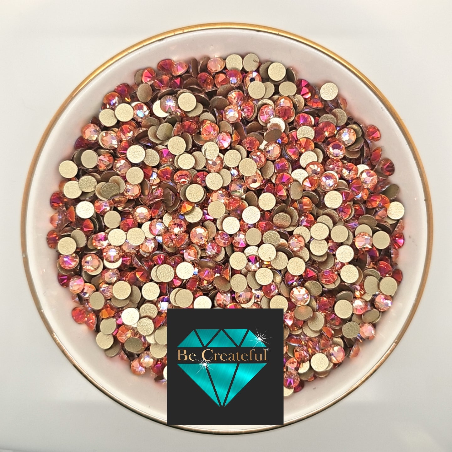 Be Createful LUXE Mirage Champagne rhinestones