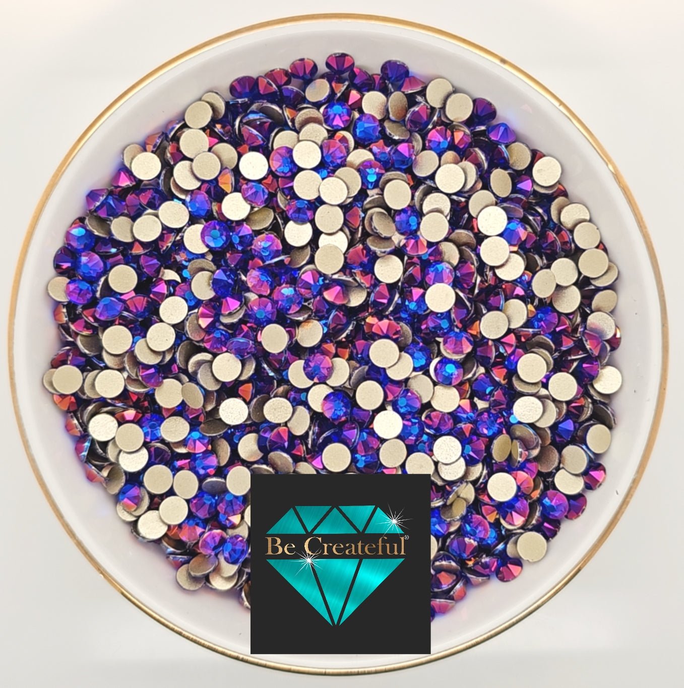FLATBACK LUXE® Mirage Cobalt Rhinestones