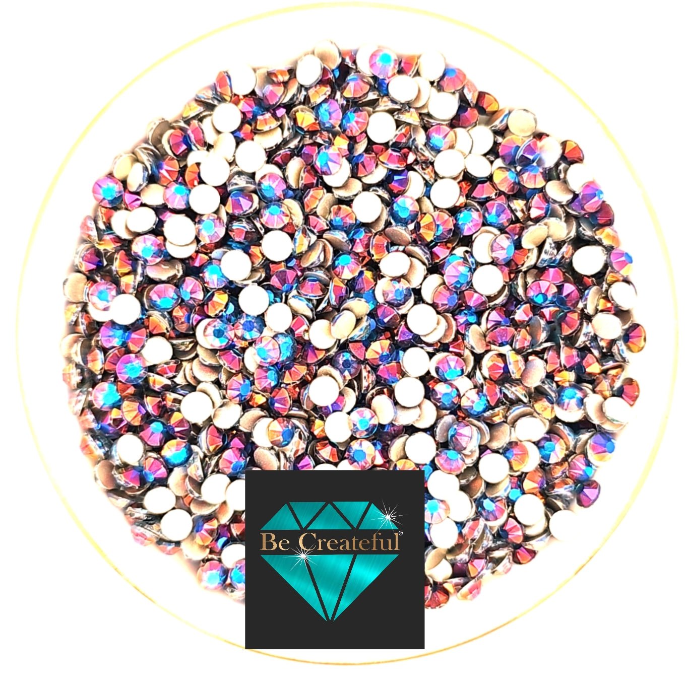 LUXE® Mirage Blue Zircon Flatback Rhinestones