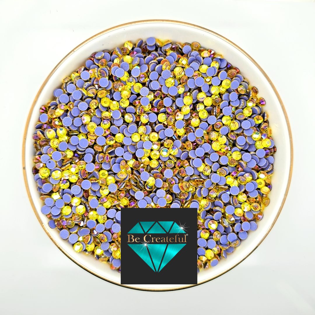 Mirage Citrine LUXE® HOTFIX Rhinestones - High Quality