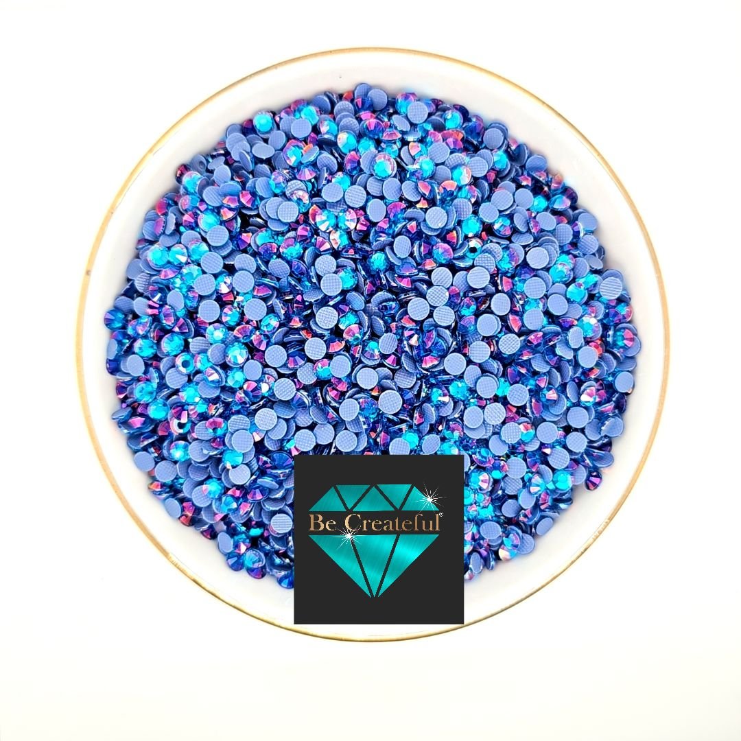 Mirage Capri Blue LUXE® HOTFIX Rhinestones