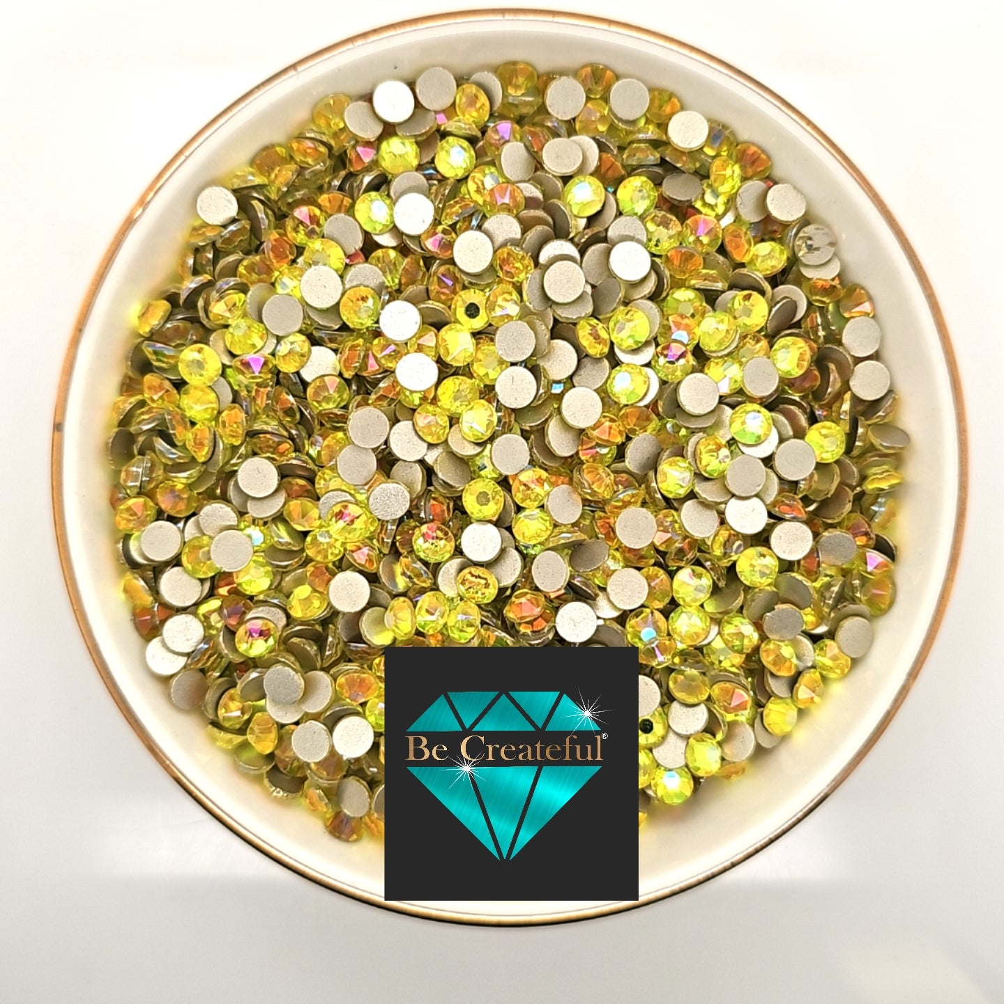 LUXE® Mirage Citrine Flatback Rhinestones