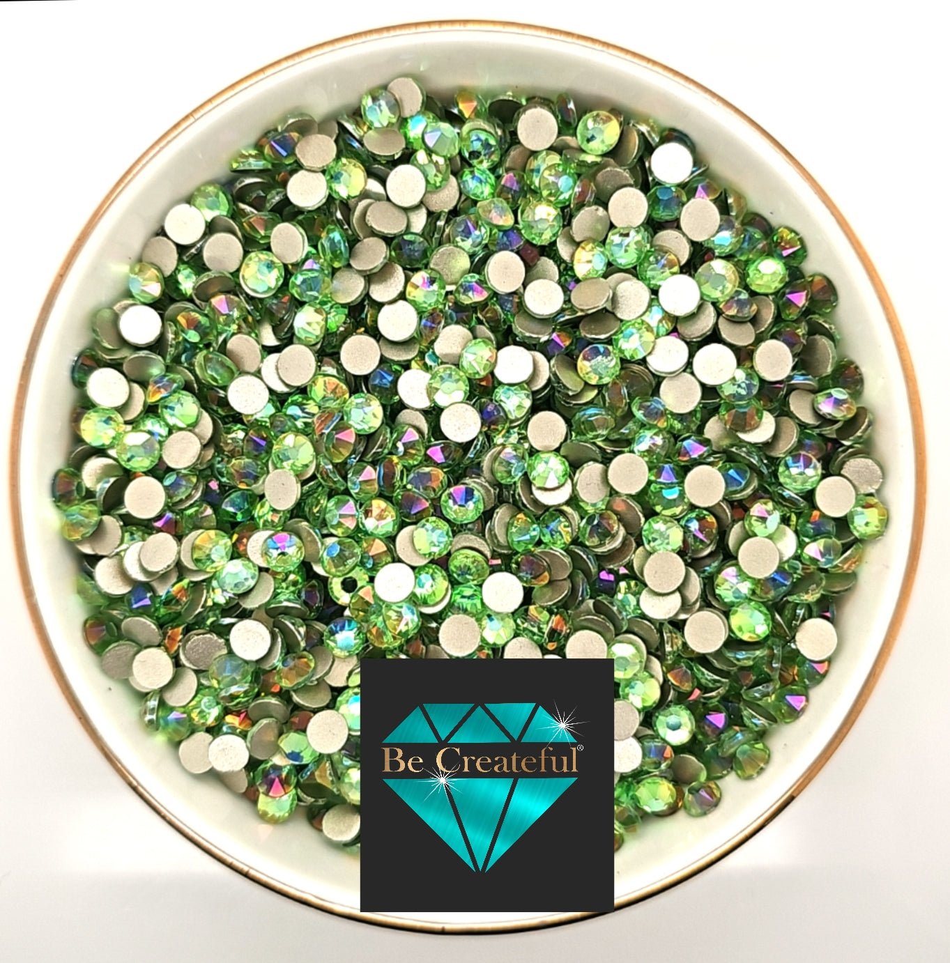 LUXE® Mirage Peridot Flatback Rhinestones