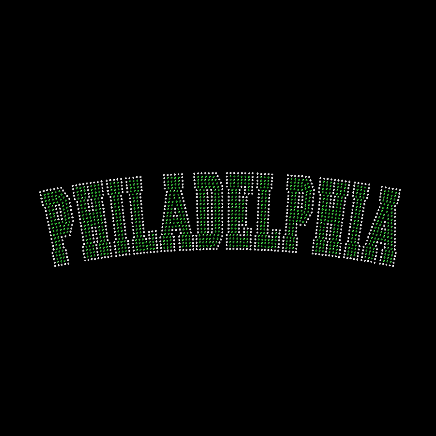 Curved Philadelphia Rhinestone Transfer
Curved Philadelphia Rhinestone Transfer