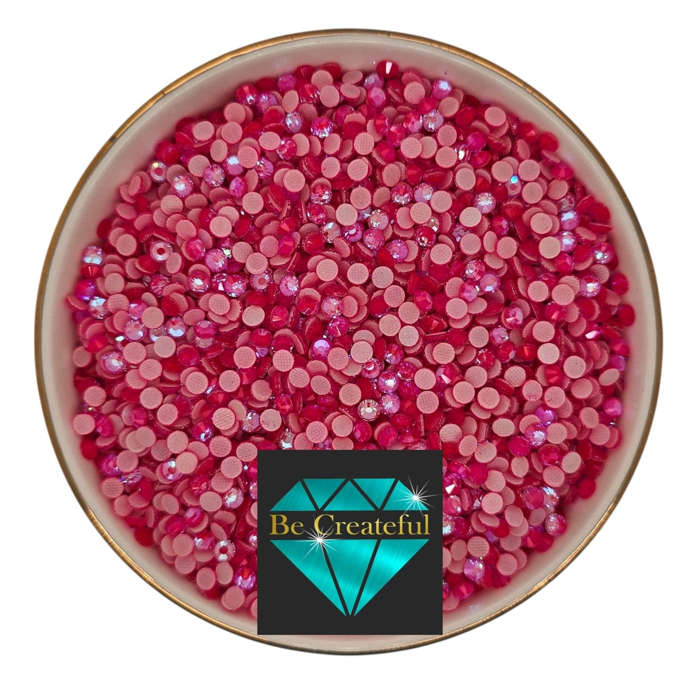 Neon Rose AB LUXE® Hotfix Rhinestones