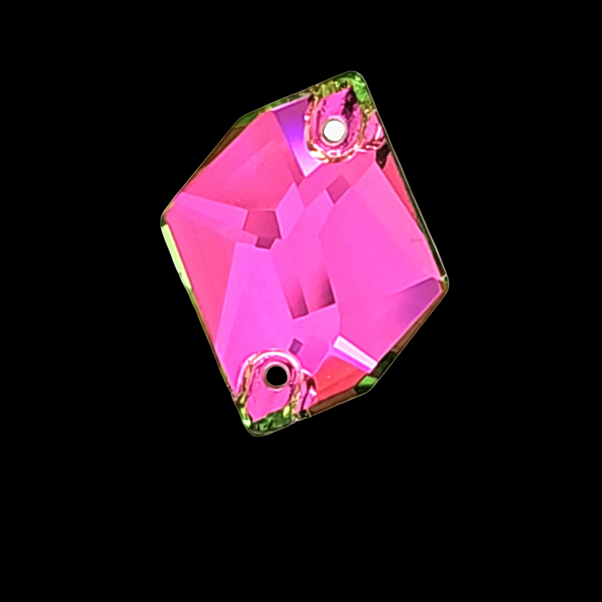 Vitrail Rose Cosmic SHAPED Sew On Rhinestone