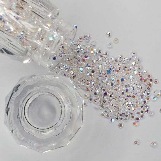 Crystal AB Pixie Dust rhinestones -Rhinestone Nail Art - Wholesale Rhinestones - Rhinestone - Flatback rhinestones -5⭐rated