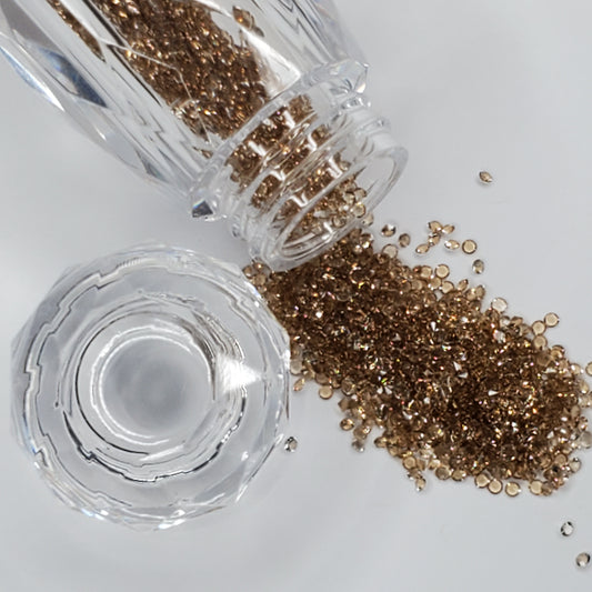 Light Topaz Pixie Dust rhinestones - Wholesale Rhinestones - Rhinestones-Wholesale -Rhinestone Supplier - Rhinestone 5 ⭐rated