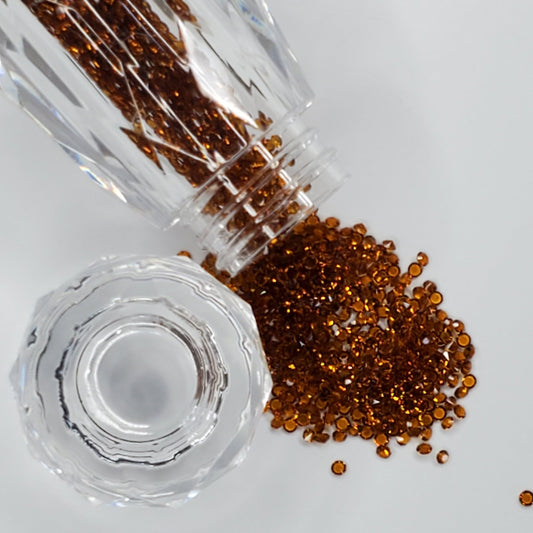 Topaz BOTTLE Caviar/Pixie Dust Micro Mini Glass Rhinestones