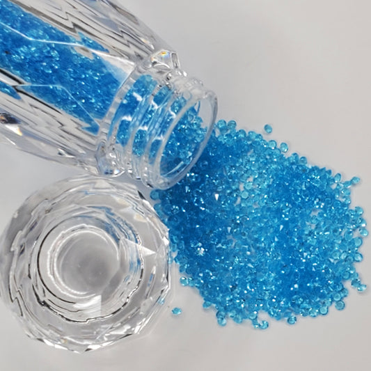 Aquamarine Pixie Dust rhinestones -Wholesale Rhinestone Nail Art - Rhinestone Nail Art - Wholesale Rhinestones - Rhinestone Store - Bling Your Things - Rhinestones-Wholesale - Flatback rhinestones - US Wholesale Rhinestone Supplier - Rhinestone Wholesaler - US Rhinestones Supplier - 5 ⭐rated