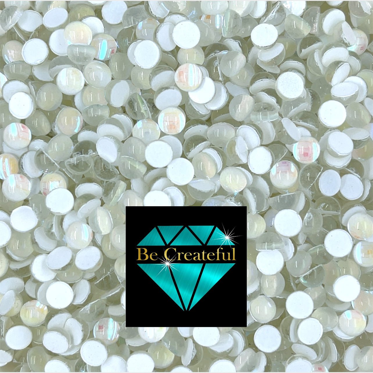 Multi-Size White Mermaid Tears Flatback - Mixed Size White Mermaid Tears rhinestones - flatback mermaid tear rhinestones