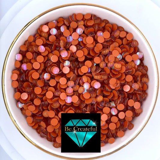 Orange Glass Mermaid Tears