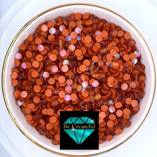 Orange Glass Mermaid Tears