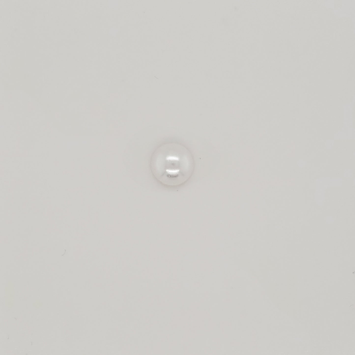 White Resin Decoden Cabochon Flatback Pearls