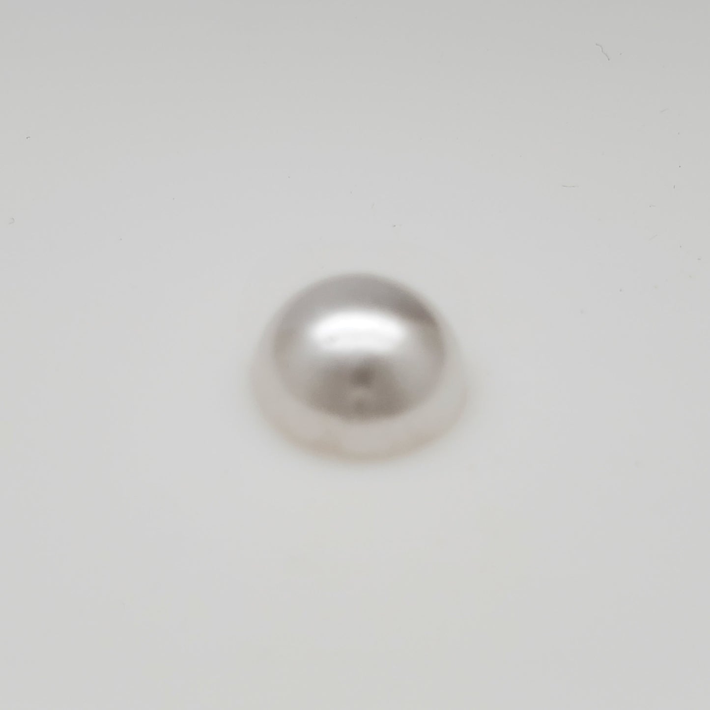 White Resin Decoden Cabochon Flatback Pearls