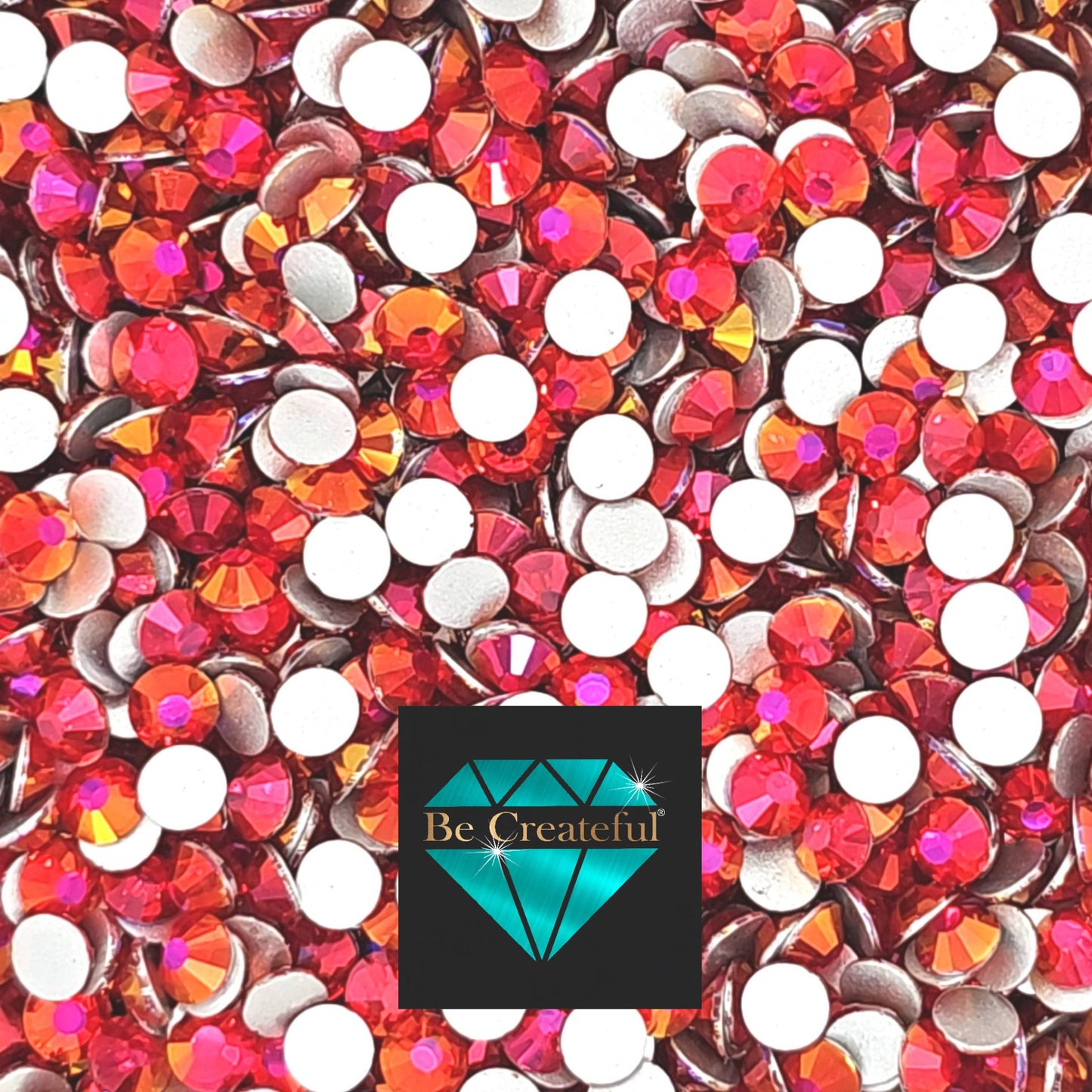 Mirage Siam Flatback Rhinestones