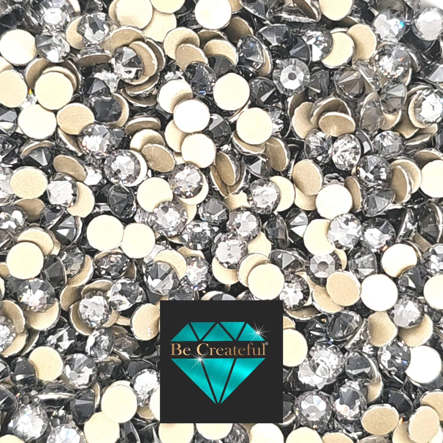 BULK FLATBACK LUXE® Black Diamond Rhinestones - 2088 Black Diamond