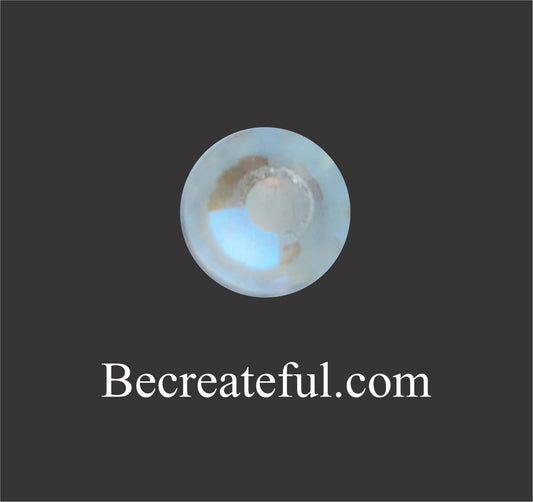 Multi-Size Foil Aurora Transparent Flatback Glass Rhinestone