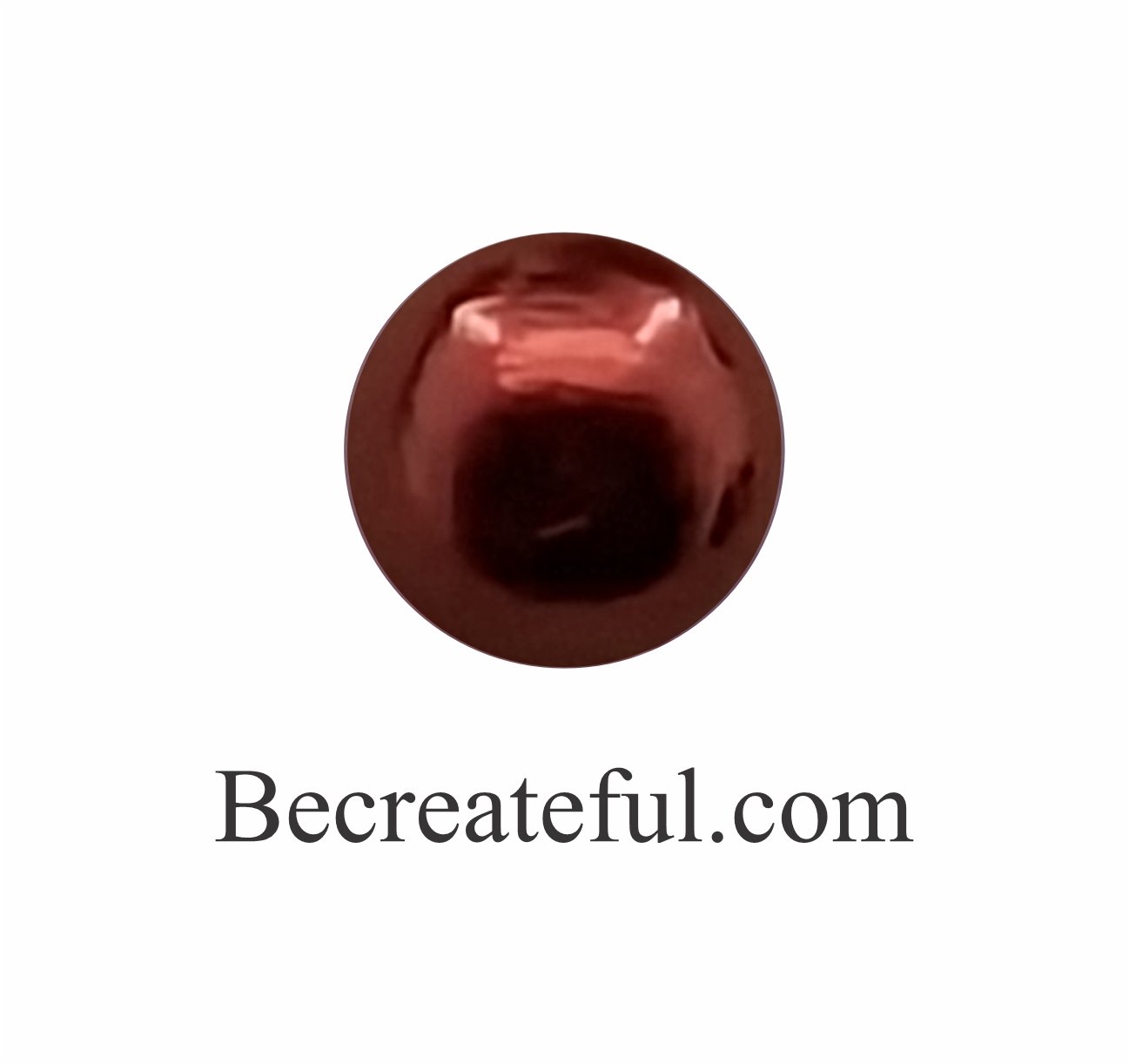 Burgundy Wine Resin Decoden Cabochon Flatback Pearls