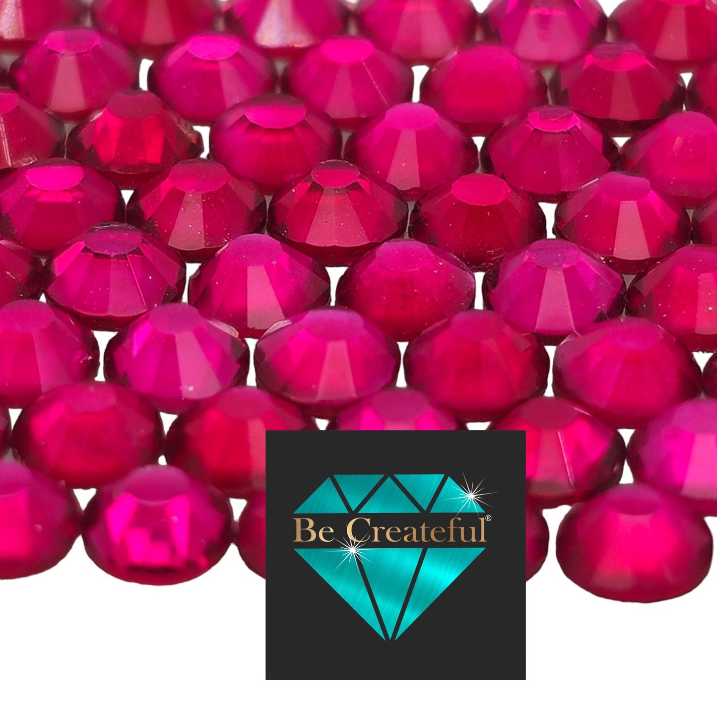 Multi-Size Cherry Blossom Flatback Rhinestones