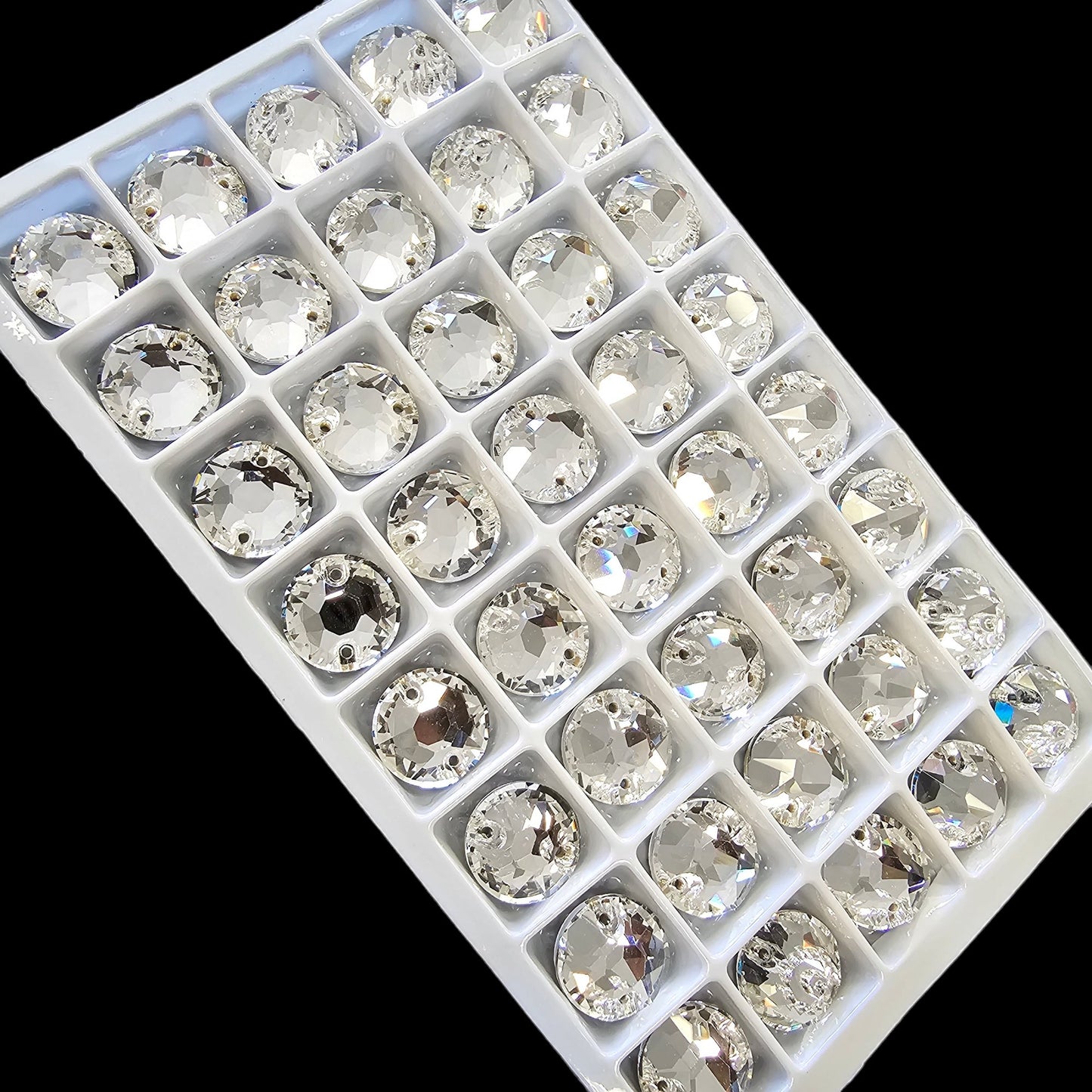 Fancy LUXE Glass Crystal XIRIUS SHAPED Sew On Rhinestones - Crystal Xirius Sew On Rhinestones - Sew On Rhinestones - Xirius