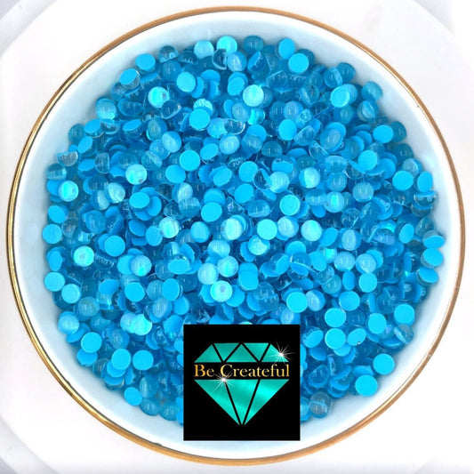 Multi-Size Blue Mermaid Tears Flatback - Blue Mermaid Glass Rhinestone-Mixed sized rhinestones - Mermaid Tear Rhinestones