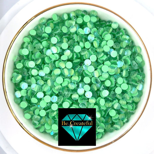 Peridot Green Glass Mermaid Tears