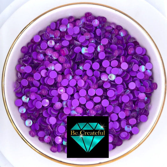 Purple Glass Mermaid Tears