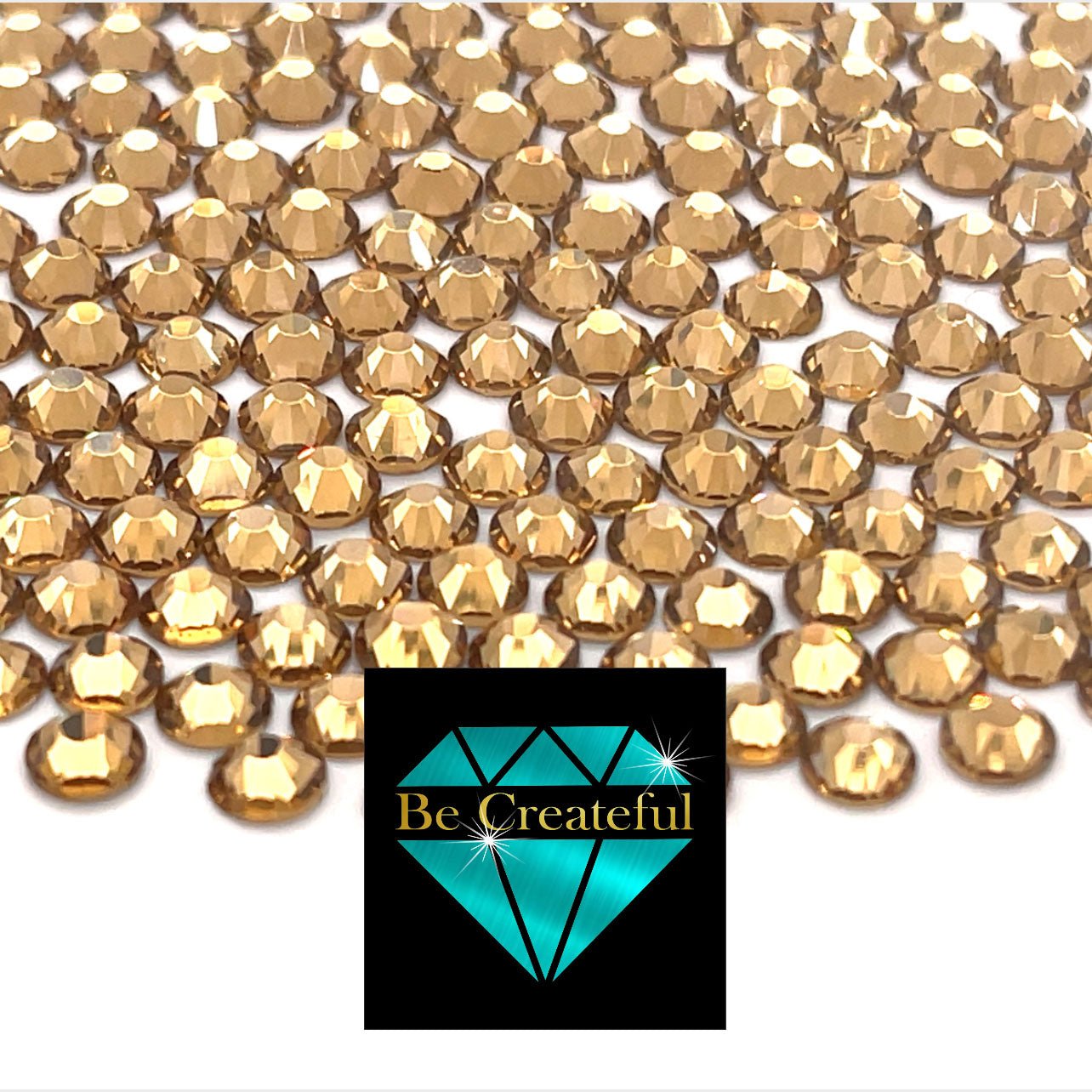Gold Hematite Flatback - Quality Wholesale Rhinestones - Sparkles