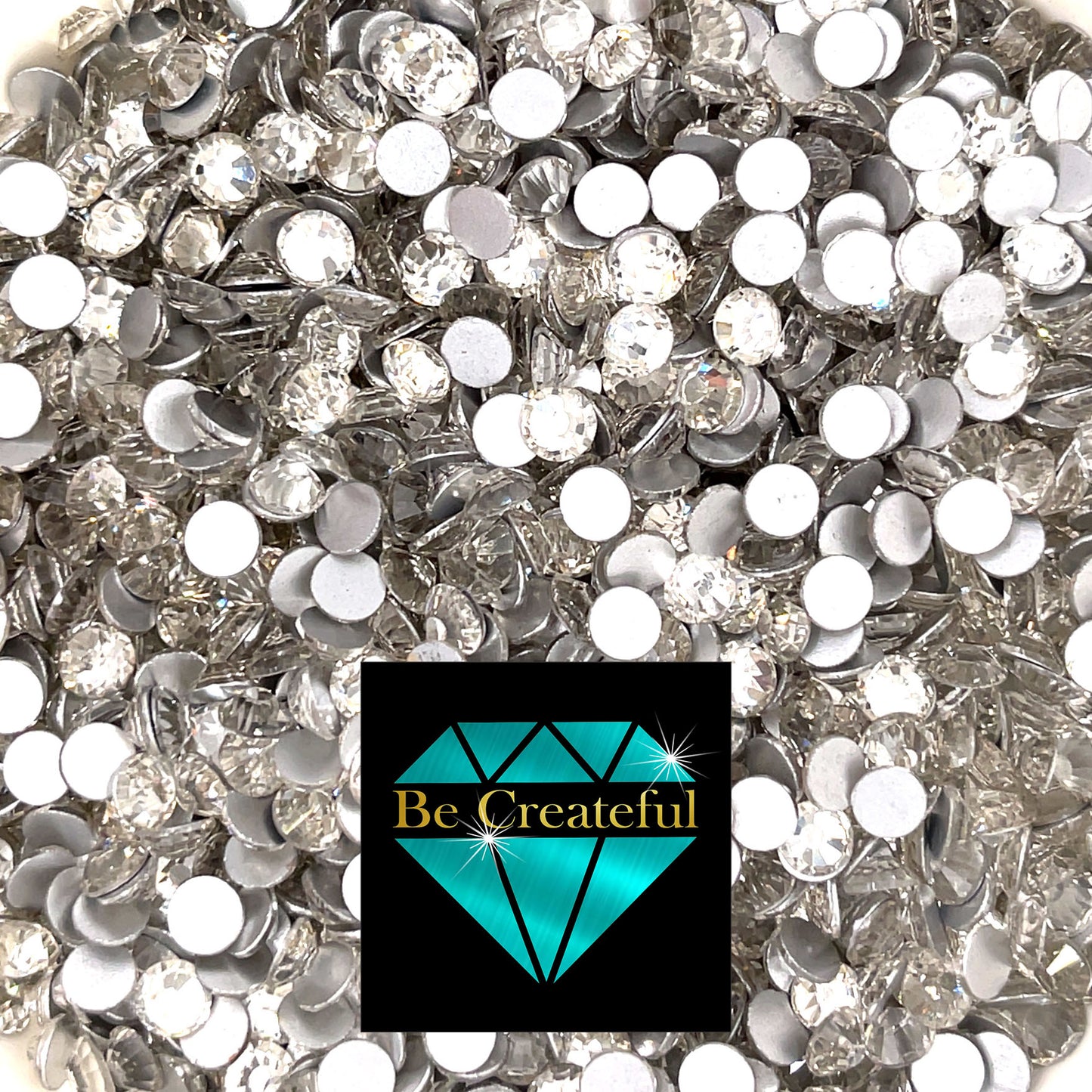 Flatback Foil Crystal Glass Rhinestones - Be Createful, Beautiful Rhinestones at wholesale prices.
