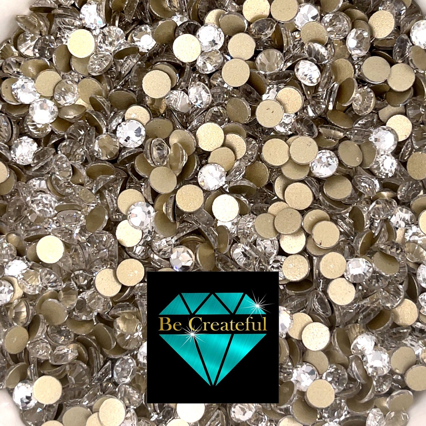 FLATBACK Crystal Rhinestones - Crystal AB Rhinestone - Glass Rhinestones - Flatback Crystal Rhinestone - Rhinestone - 5⭐rated