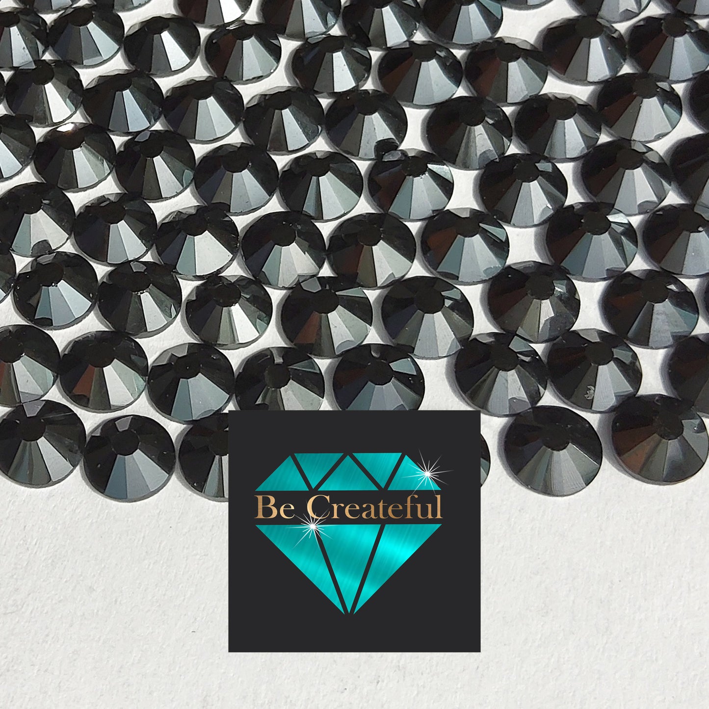 Jet Hematite DMC Hotfix Rhinestones