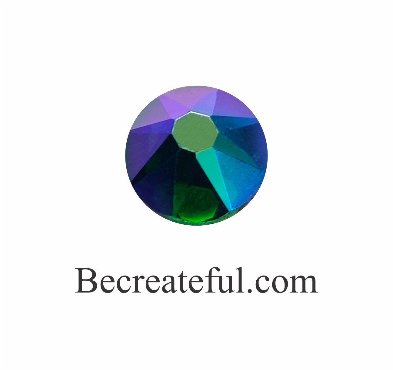 FLATBACK LUXE® Emerald AB Rhinestones