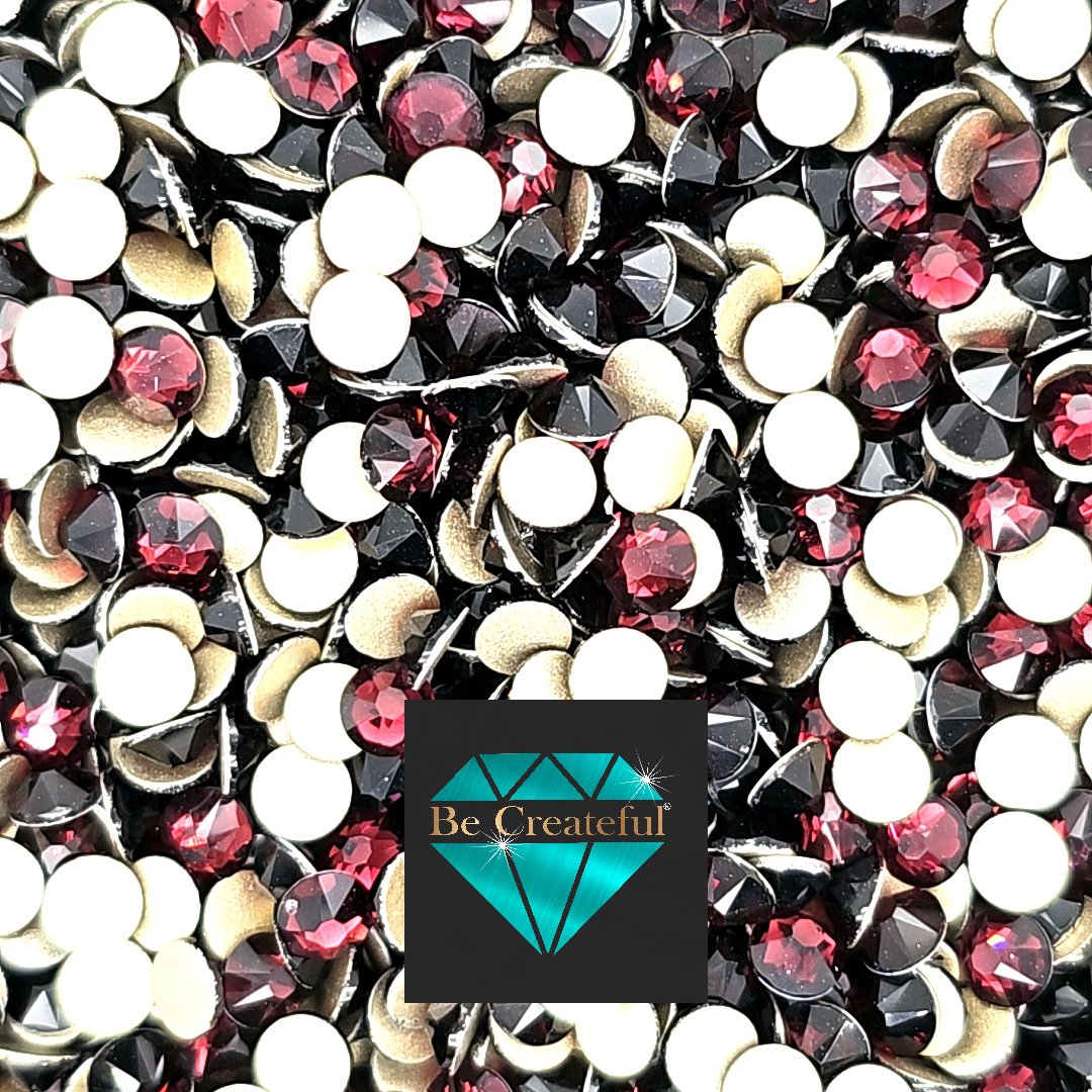 FLATBACK LUXE Amethyst Rhinestones - Flatback Rhinestones - Glass Rhinestone - Rhinestone - Rhinestone Supplier - Rhinestones