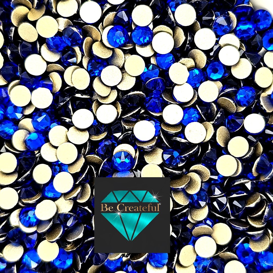 FLATBACK LUXE® Cobalt Blue RhinestonesFLATBACK LUXE® Cobalt Blue Rhinestones - Royal Blue Rhinestone