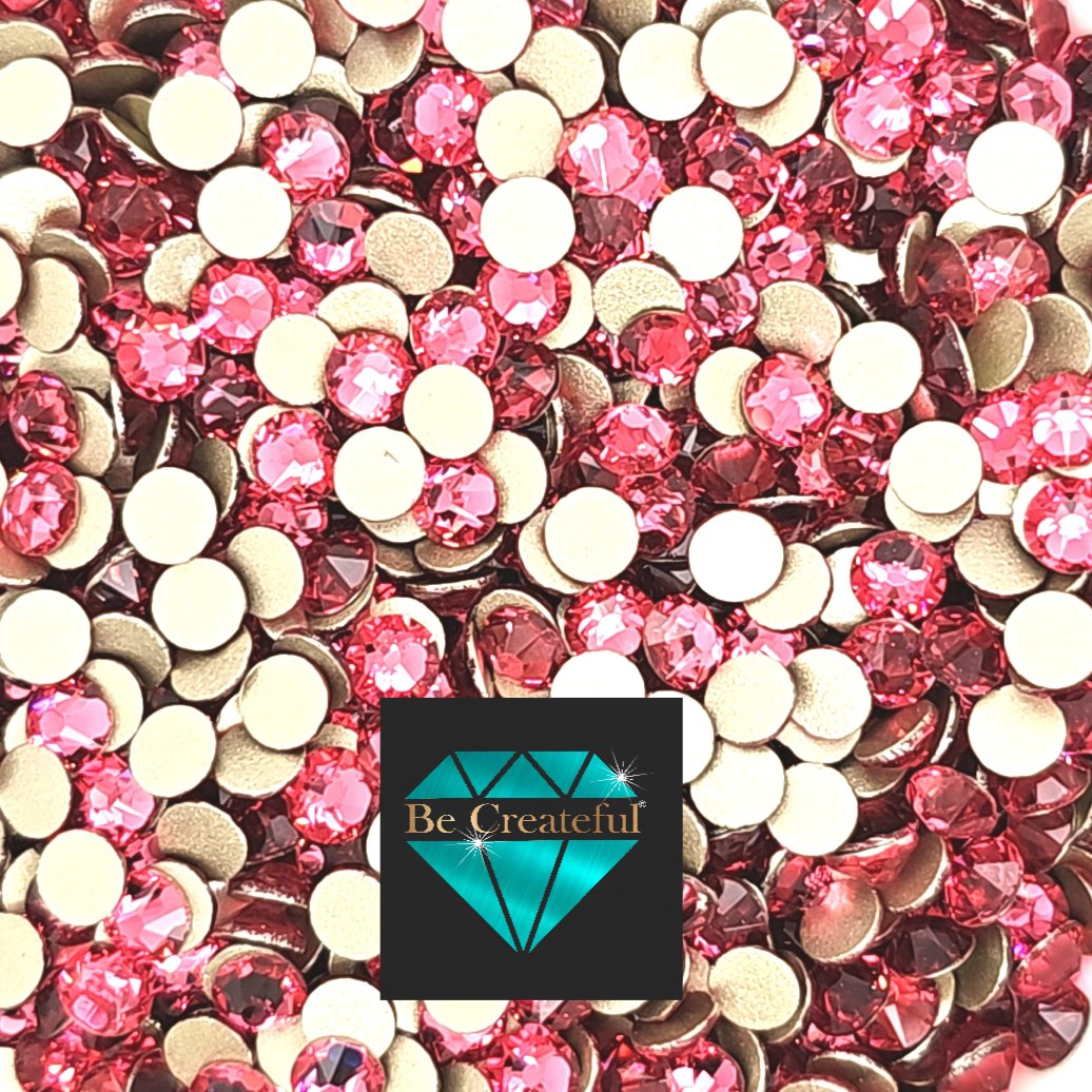 FLATBACK LUXE® Rose Rhinestones