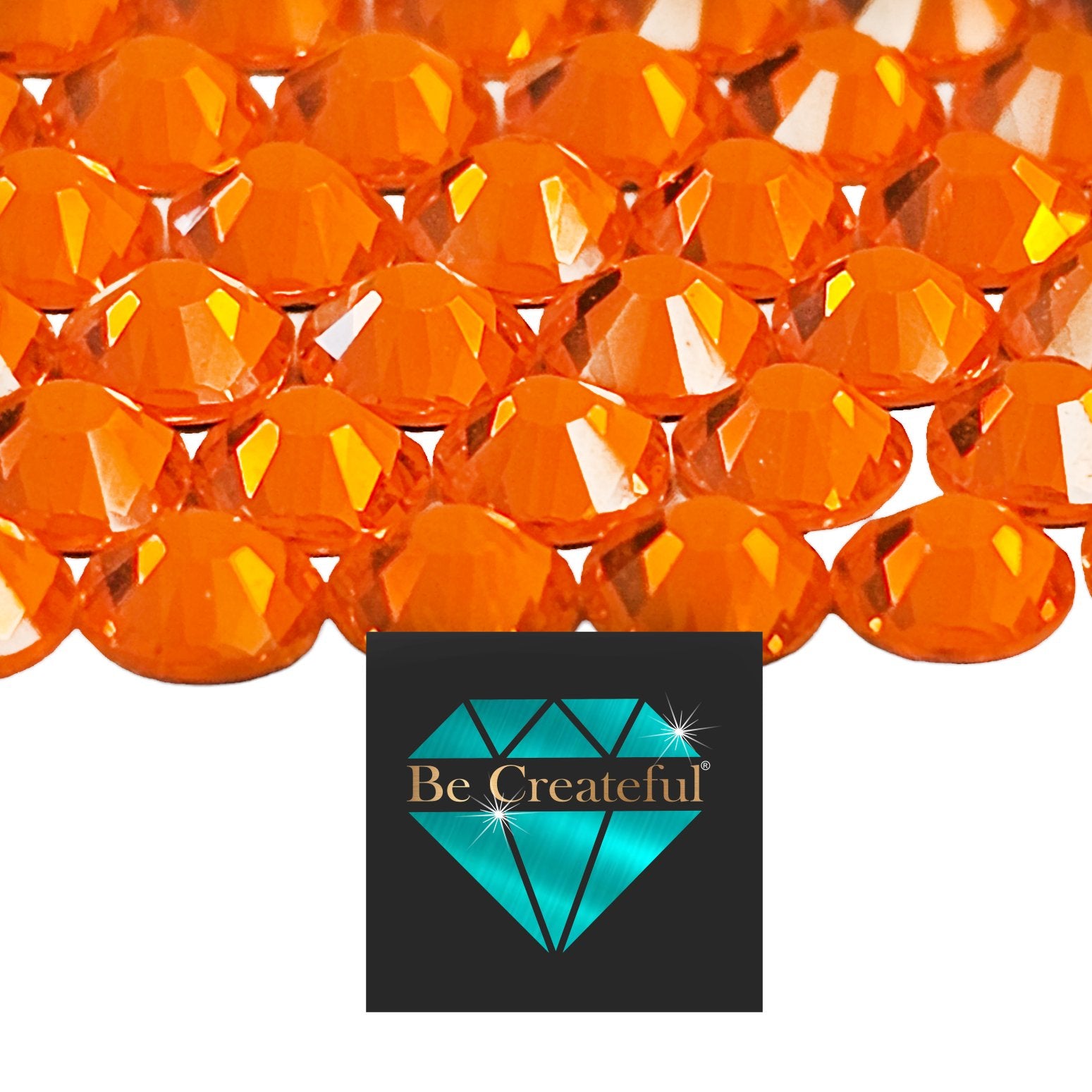 LUXE® Hyacinth Orange Hotfix Rhinestones - US Rhinestone Supplier – Be  Createful