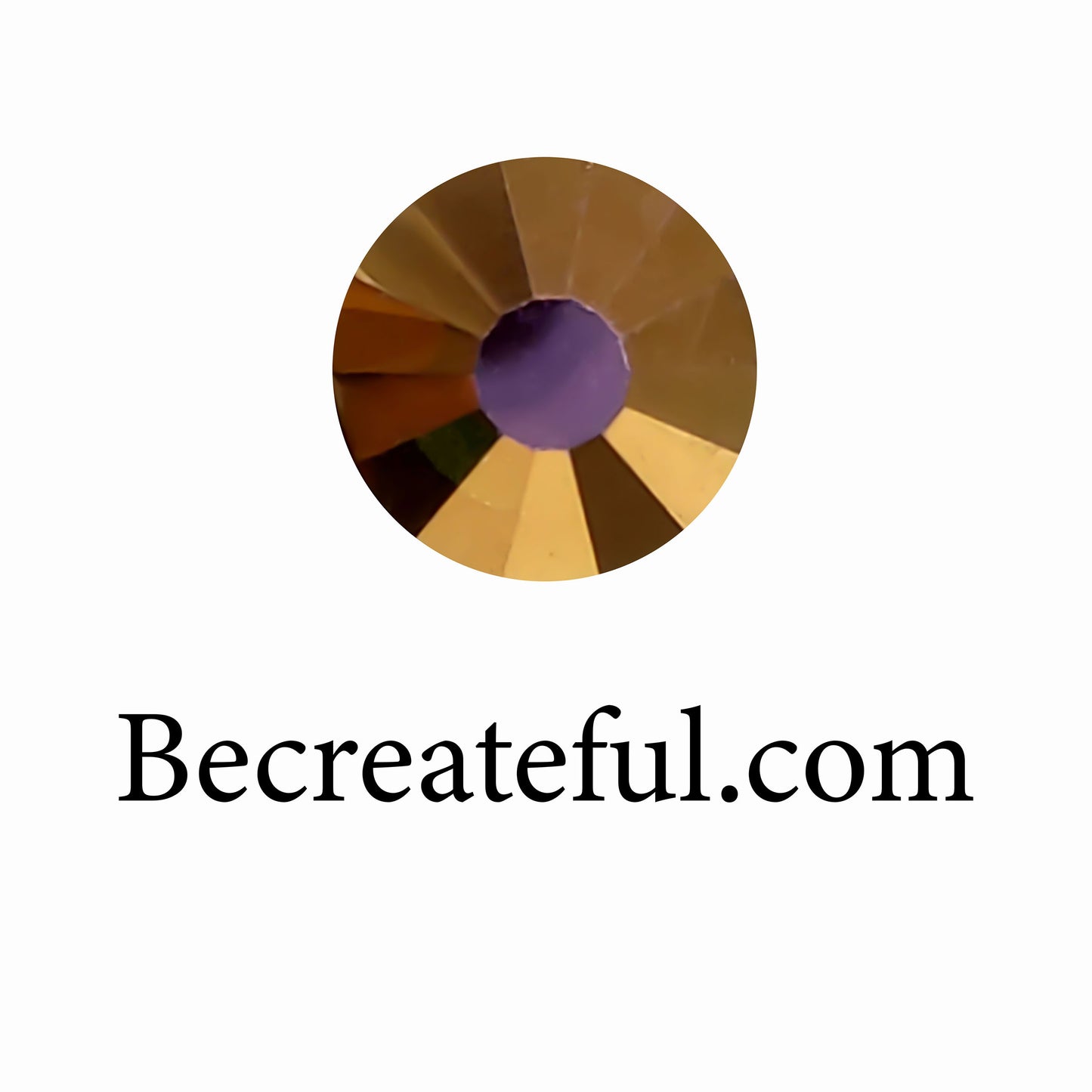 Flatback Foil Magic Gold Glass Rhinestones - Flatback Rhinestones