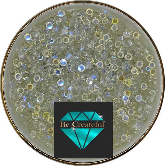 Multi-Size Mermaid Tears Clear AB Flatback Rhinestones