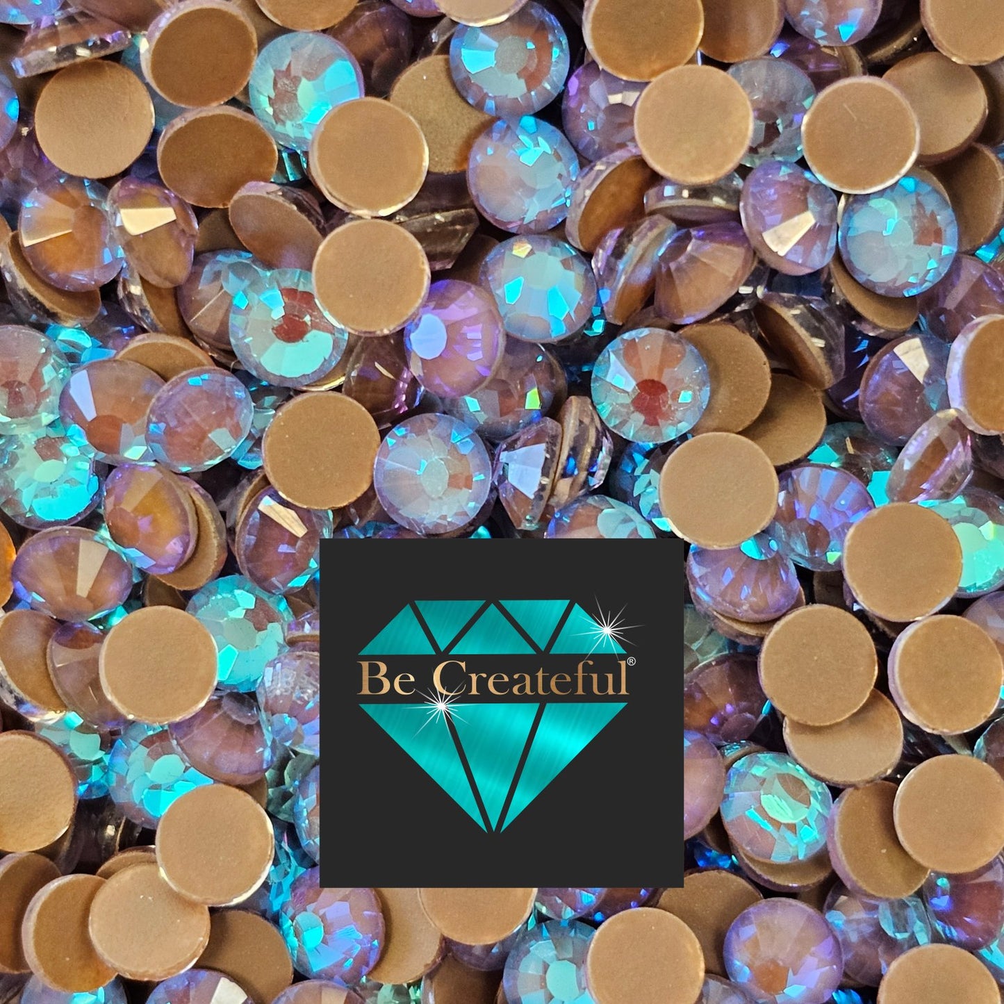 BULK Neon Coffee AB FLATBACK Rhinestones