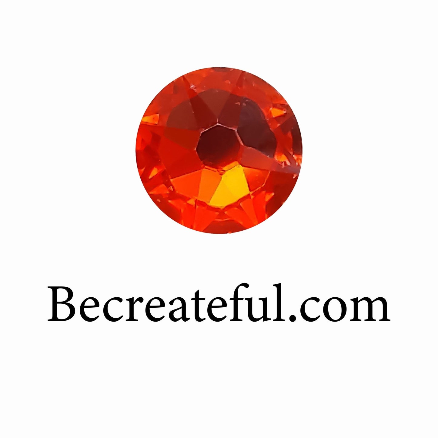 Korean Orange Hotfix Rhinestones - Be Createful, Beautiful Rhinestones at wholesale prices.