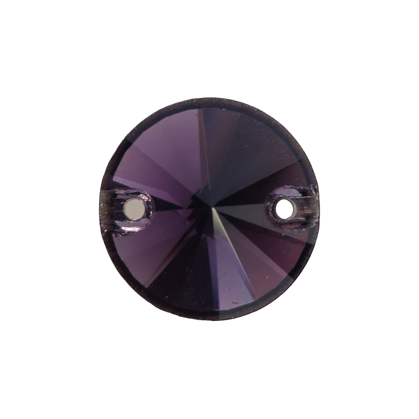 Tanzanite RIVOLI SHAPED Sew On Rhinestones